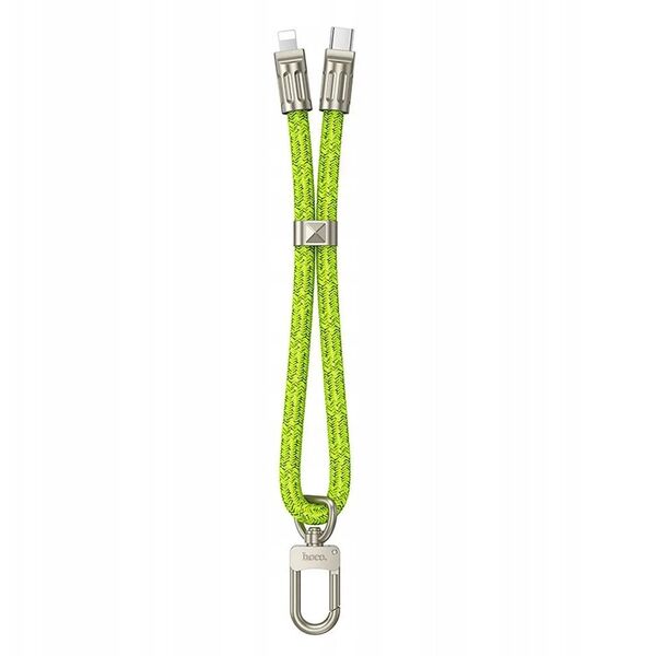 HOCO kabel Typ C do Lightning w formie smyczki PD 20W GH5 0,22 m zielony