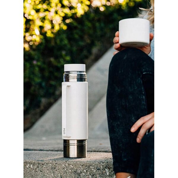 Termos MiiR z dwoma kubkami Tomo 1l White