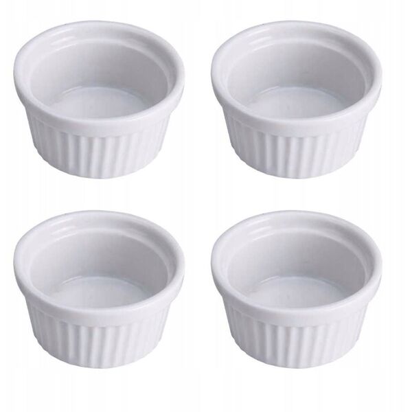 Miseczki na przekąski z porcelany, 4 szt.