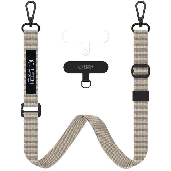 Smycz Tech-Protect C6S Rope Crossbody Cosmic Latte