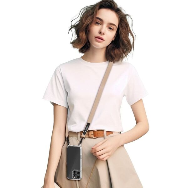 Smycz Tech-Protect C6S Rope Crossbody Cosmic Latte