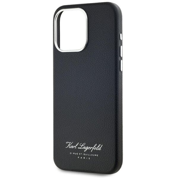 Etui Karl Lagerfeld hotel RSG do iPhone  15 Pro czarny