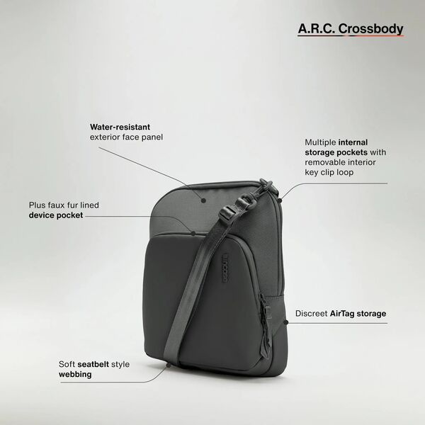 A.R.C. Crossbody Bag - Black