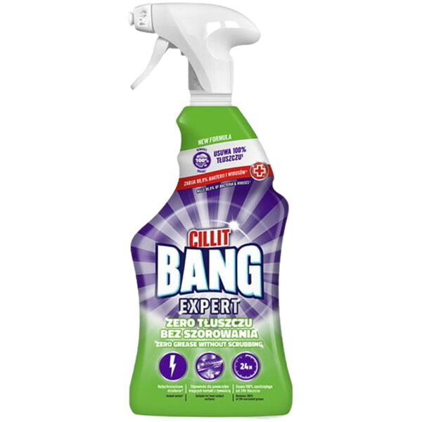 Cillit Bang riebalų ir nešvarumų valiklis Grease & Smudges, 750 ml