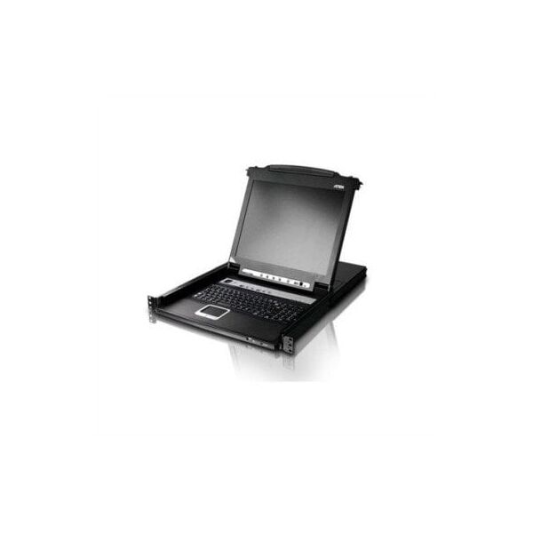 Przełącznik KVM LCD ATEN CL5708M 43 cm, USB-PS/2, VGA, 8 portów, układ CH