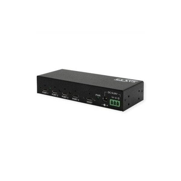 EX-12294HMS 4-portowy metalowy koncentrator USB 3.2 4x C