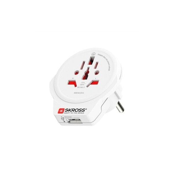 Skross World do CH+IT+BRA USB