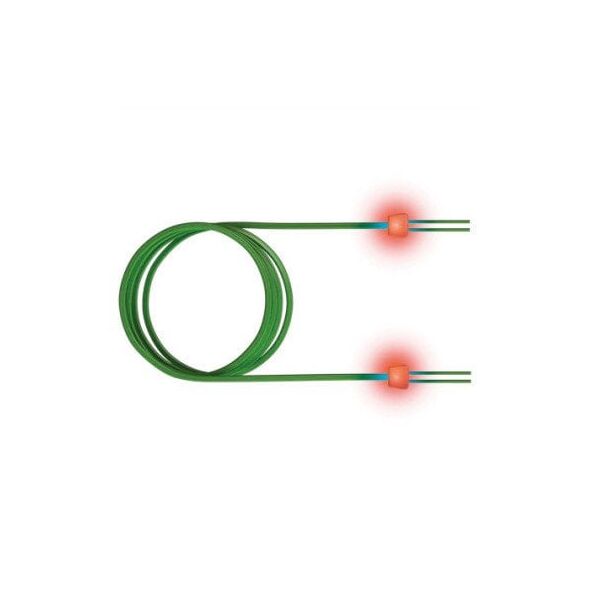 saCon światłowodowy kabel krosowy LED duplex 50/125µm OM3, SC/SC, turkusowy, 2 m