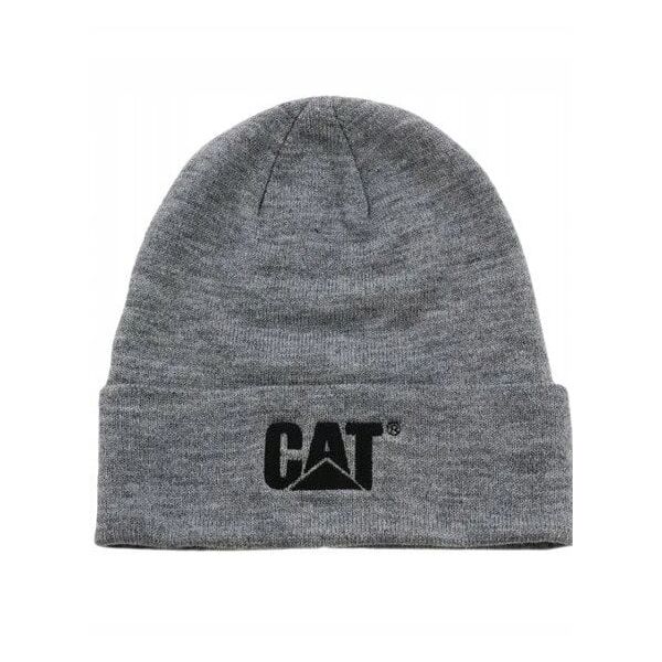 Winter hat CAT, 100% acrylic, gray