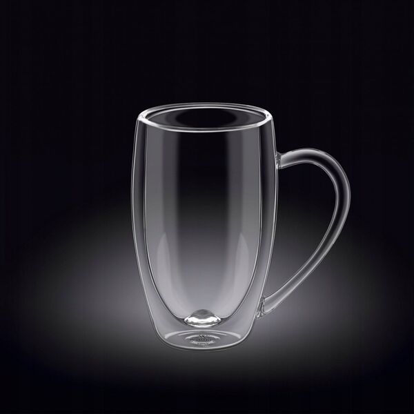 Double glass mug WILMAX, 300 ml