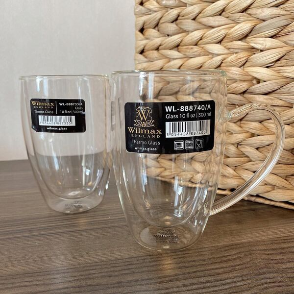 Double glass mug WILMAX, 300 ml