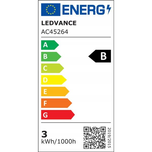 LEDVANCE LED standard mat 481lm 2,6W/827 (40W) E27 energiklasse B dæmpbar