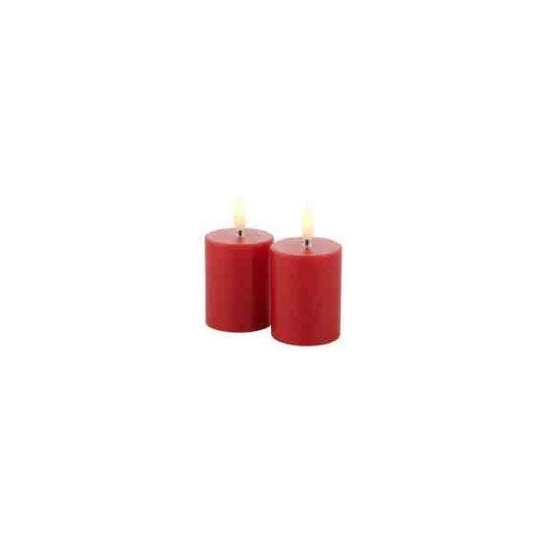 Sirius Home Sille Mini, Light decoration figure, Red, Wax, 2 lamp(s), LED, Battery