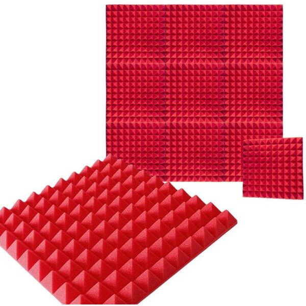 DNA AM2 RD panel akustyczny zestaw 10 szt. czerwon