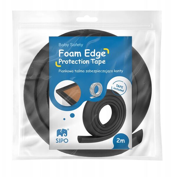 Edge protection tape Sipo SBS-T11-F2, black