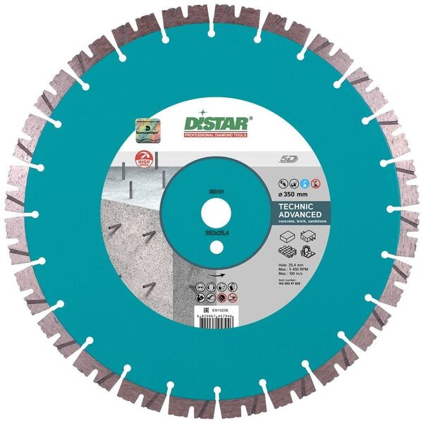 DISTAR TARCZA DIAMENTOWA TECHNIC ADVANCED 300 x 3,0/2,0 x 25,4mm