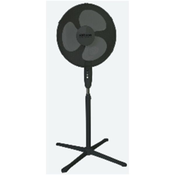 VOLTENO WENTYLATOR PODŁOGOWY CZARNY 40cm PODSTAWA KRZYŻAK
