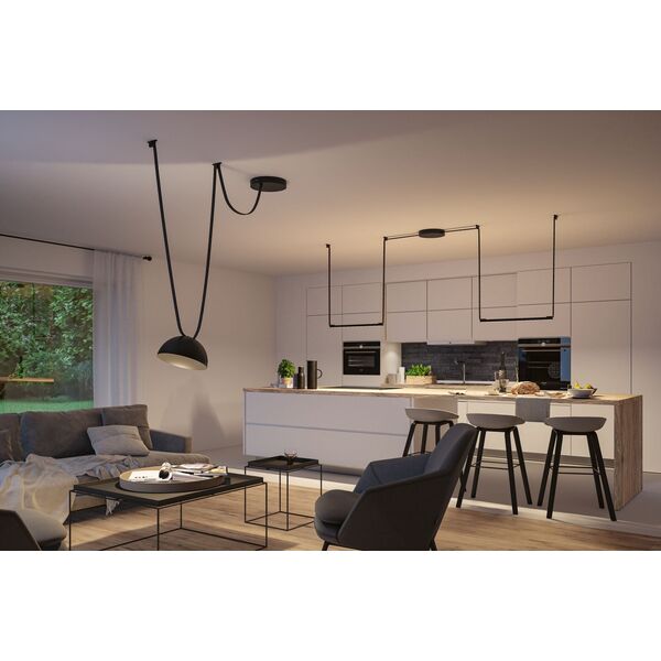Oprawa systemu ULine BOL LED 12W 335lm 3000K 300mm IP20 48V czarny / aluminium