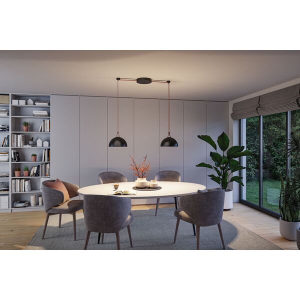 Oprawa systemu ULine BOL LED 12W 335lm 3000K 300mm IP20 48V czarny / aluminium