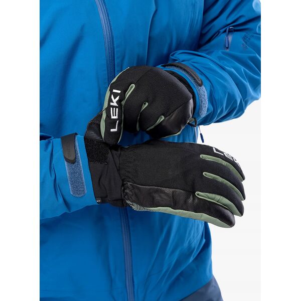 LEKI RĘKAWICE Argus Thermo 3D black green 9.5