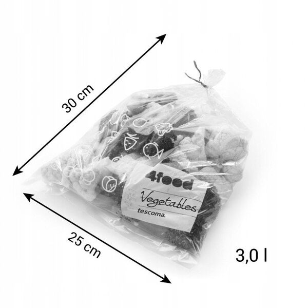 WORECZKI DO ZAMRAŻANIA 4FOOD 25 x 30 cm, 3,0 l, 40 szt.897019.00