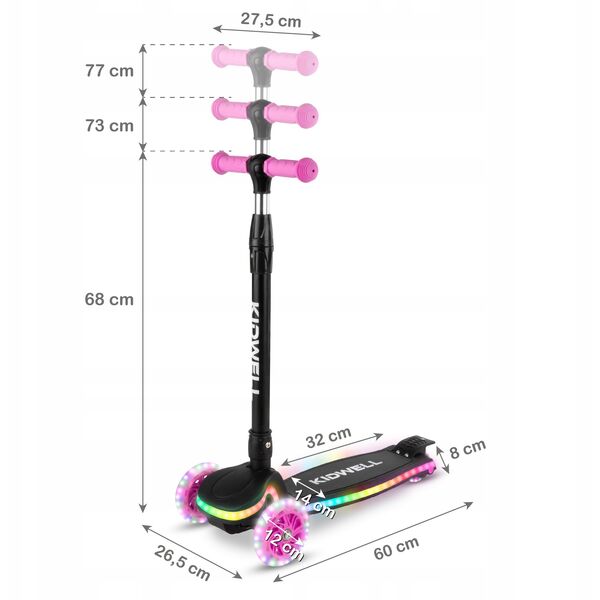 HULAJNOGA BALANSOWA LUMO PINK 5906601705571