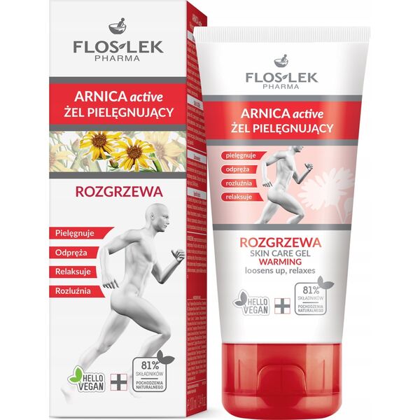 FlosLek Arnica Active Żel pielęgnujący-rozgrzewający 100ml