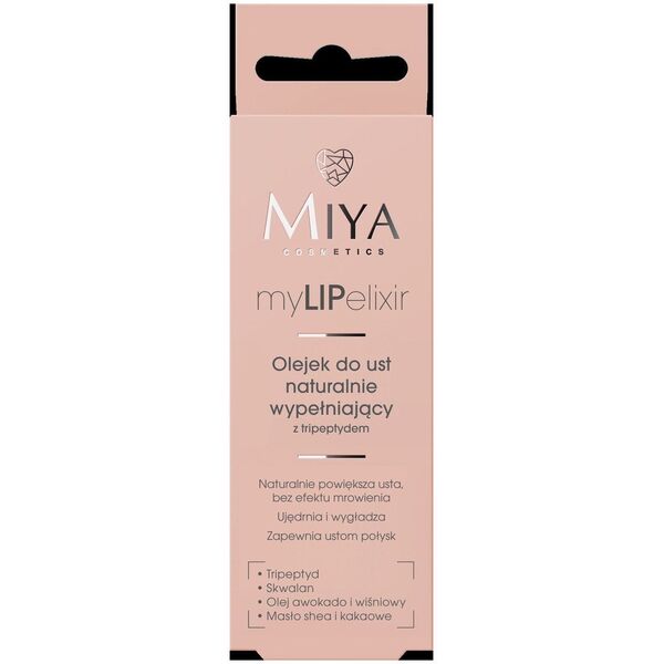 Miya Cosmetics myLIPelixir Olejek do ust naturalnie wypełniający clear 10g