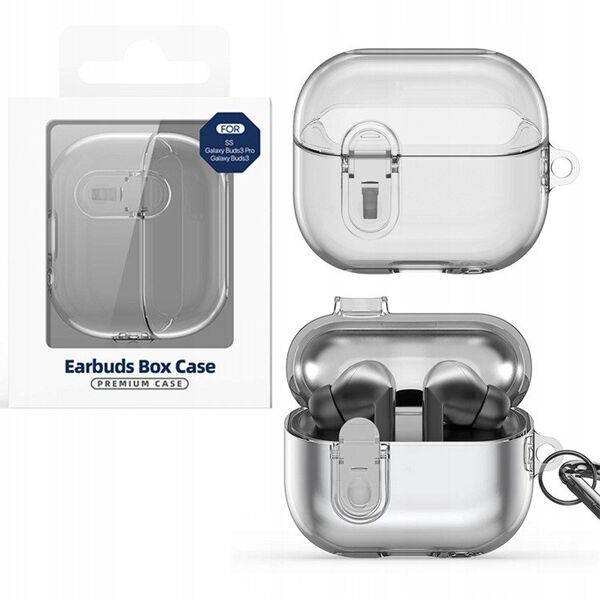 DUX DUCIS futerał SECI ochronny na Samsung Galaxy Buds 3/ Buds 3 Pro transparentny
