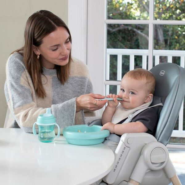 CHICCO-1610025-PIERWSZA ŁYŻECZKA          NIEBIESKA 8M+