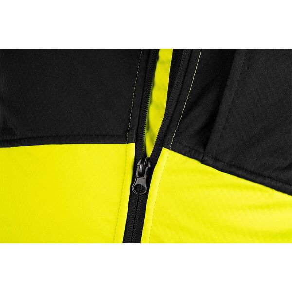 Kurtka robocza ostrzegawcza Softshell, żółta, rozmiar M