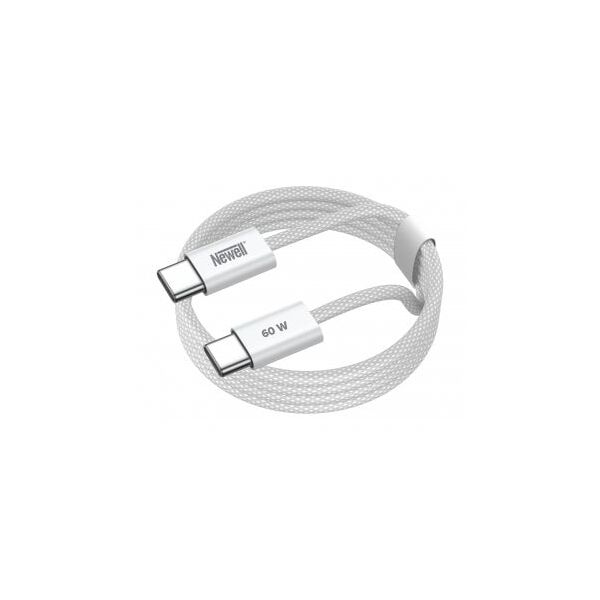 Kabel Newell USB-C - USB-C 60 W - 2 m, biały
