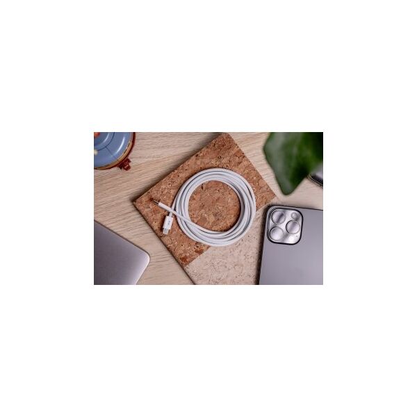 Kabel Newell USB-C - USB-C 60 W - 2 m, biały