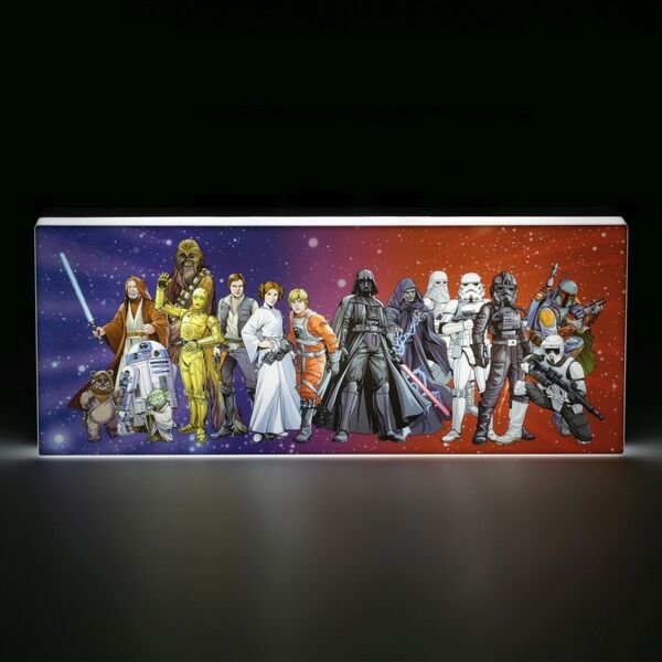 Paladone Lampka Star Wars Personaggi Ścienna Biurkowa