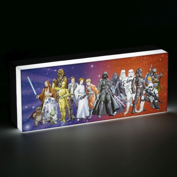 Paladone Lampka Star Wars Personaggi Ścienna Biurkowa
