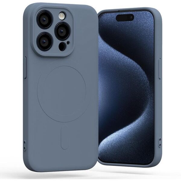 Mercury Semi-Silicon Magsafe Iphone 14 Pro , SIERRA BLUE / NIEBIESKI