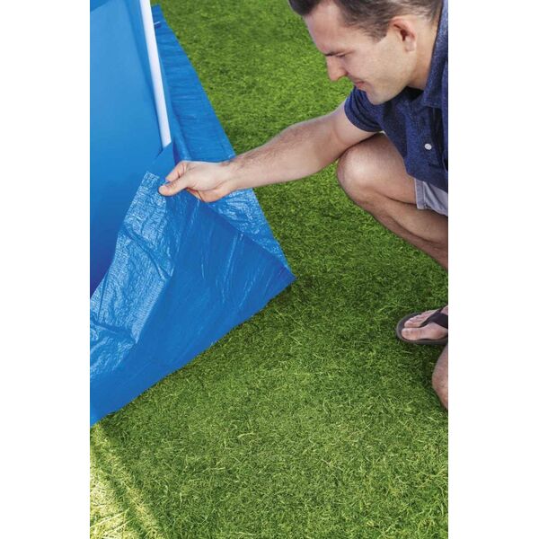 Pool mat BESTWAY, blue, 335 x 355 cm