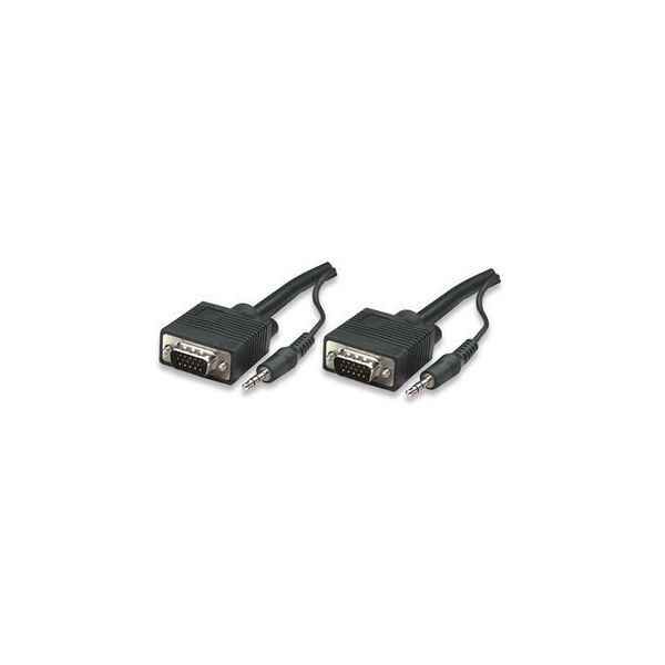 Kabel SVGA + Audio na SVGA + Audio  3.5mm M/M 1.8m