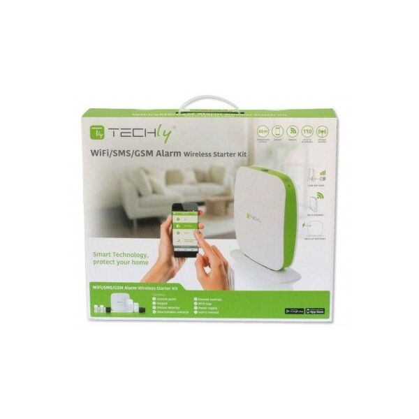 Zestaw alarmowy GSM panel/klawiatura/czujniki/piloty/karty RFID