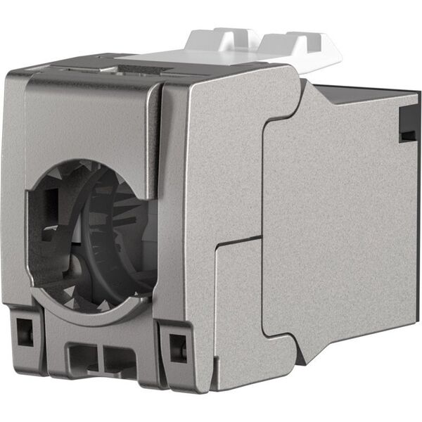 Moduł Keystone RJ45 Cat6a STP, Slim, Shortbody, metal