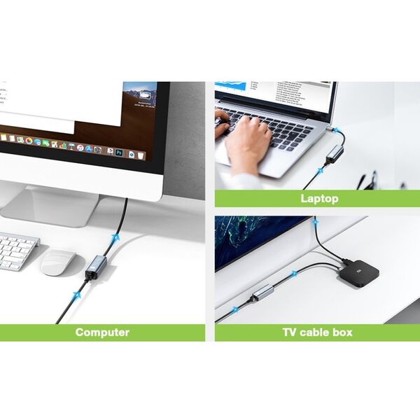 Karta sieciowa/adapter USB-A 3.0 na RJ45 Gigabit