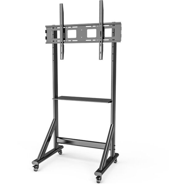 Stojak mobilny TV 55-100” do 120kg regulowany półka AV