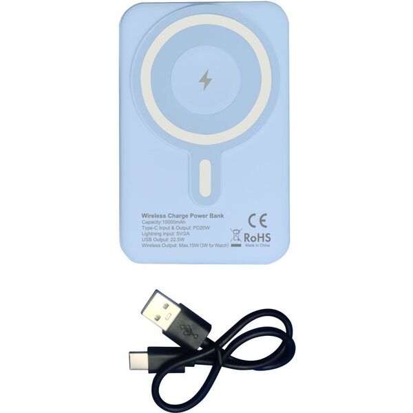 Ładowarka power bank 10 000 mAh bezprzewodowy magnetyczny