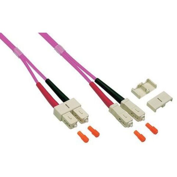 Patchcord światłowodowy OM4 50/125 MM SC-SC Duplex 2m