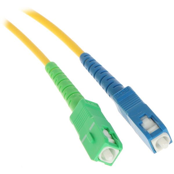 Patchcord światłowodowy OS2 9/125 SM SC/APC-LC/UPC Simplex 1m