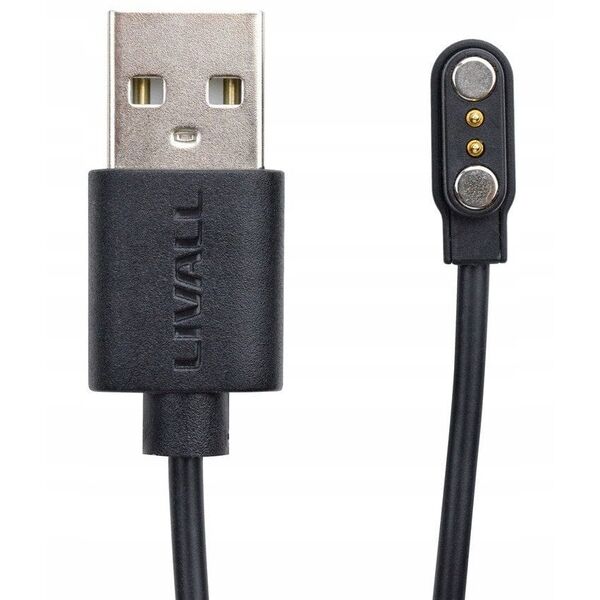 Kabel USB do ładowania kasków Livall PW-010 magnetyczny 1m