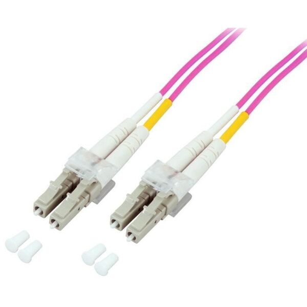 Patchcord światłowodowy OM4 50/125 MM LC-LC Duplex 1m