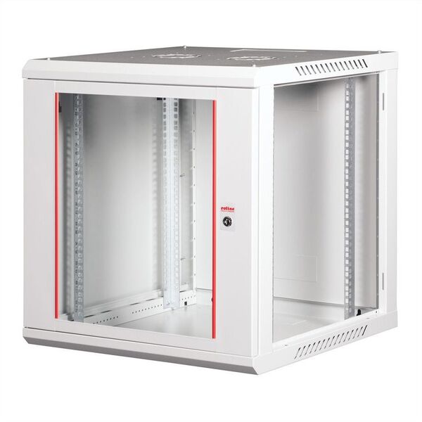 ROLINE 19 Szafa ścienna Basic Plus 12U, 600x600 BxT szara