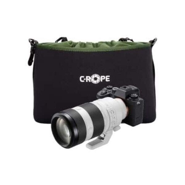 C-Rope CRP-CNB-XL-BLK-2 futerał do aparatu Etui zamykane Czarny, Zielony