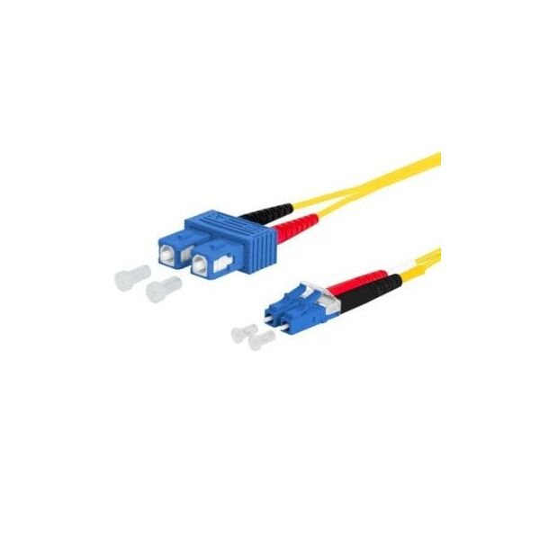 Kabel krosowy METZ CONNECT OpDAT, SC-D/LC-D OS2, 4 m